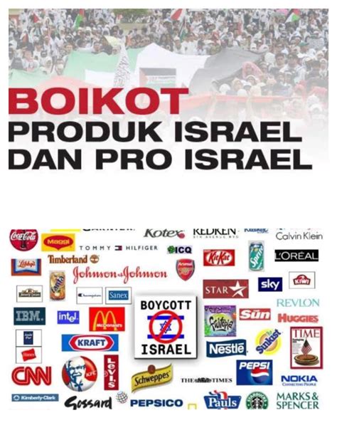 daftar produk pro israel 2021.